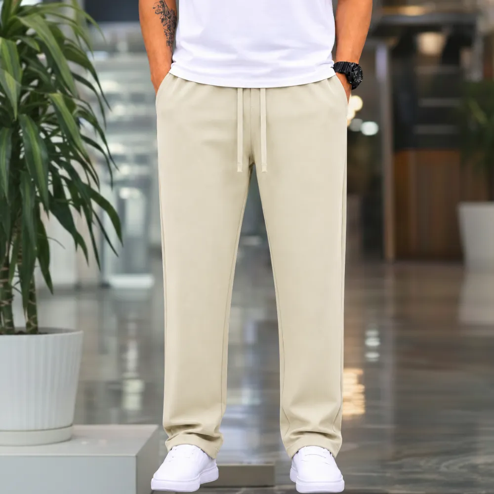 1 Pieces Premium Quality Comfort Style Trousers – off White